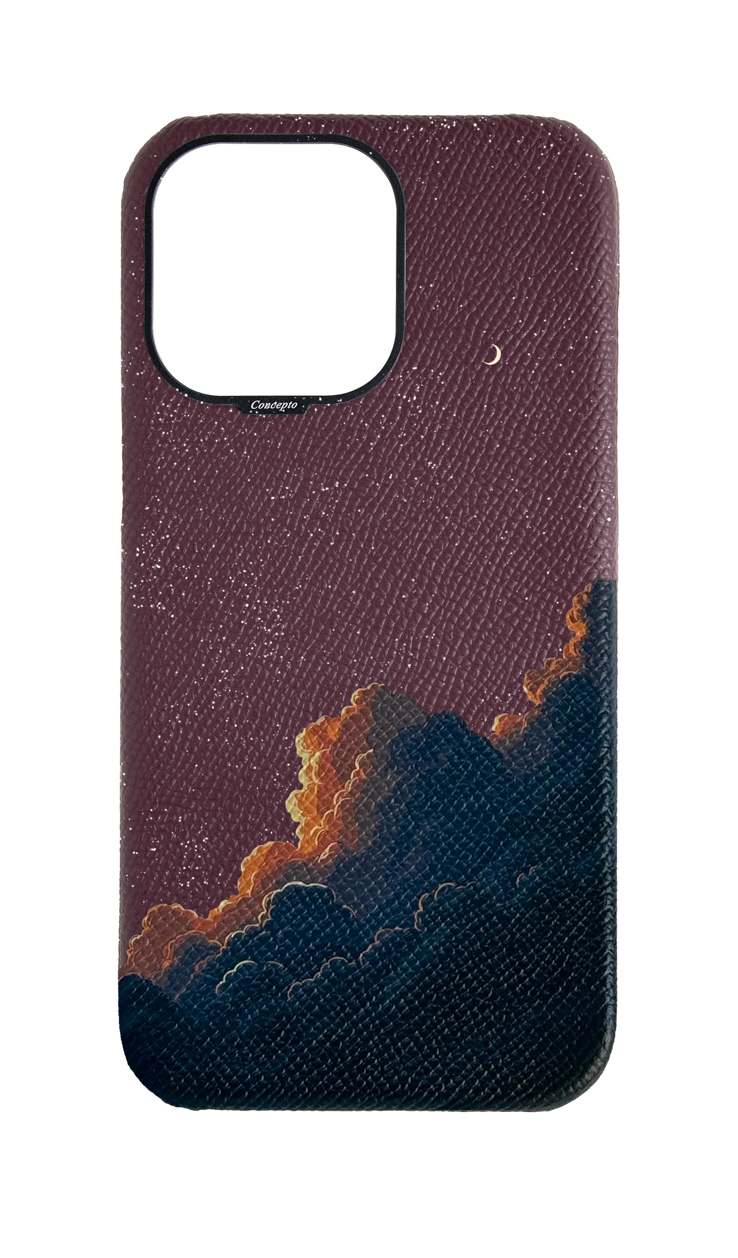 Maroon Strapless Case - Crimson Crescent