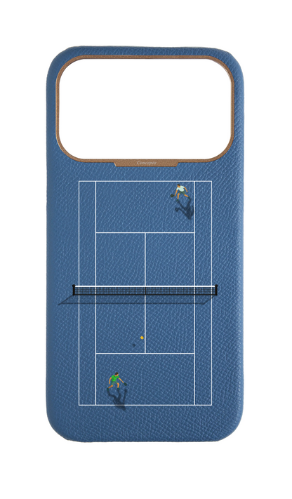 Navy Strapless Epsom Case - Tennis