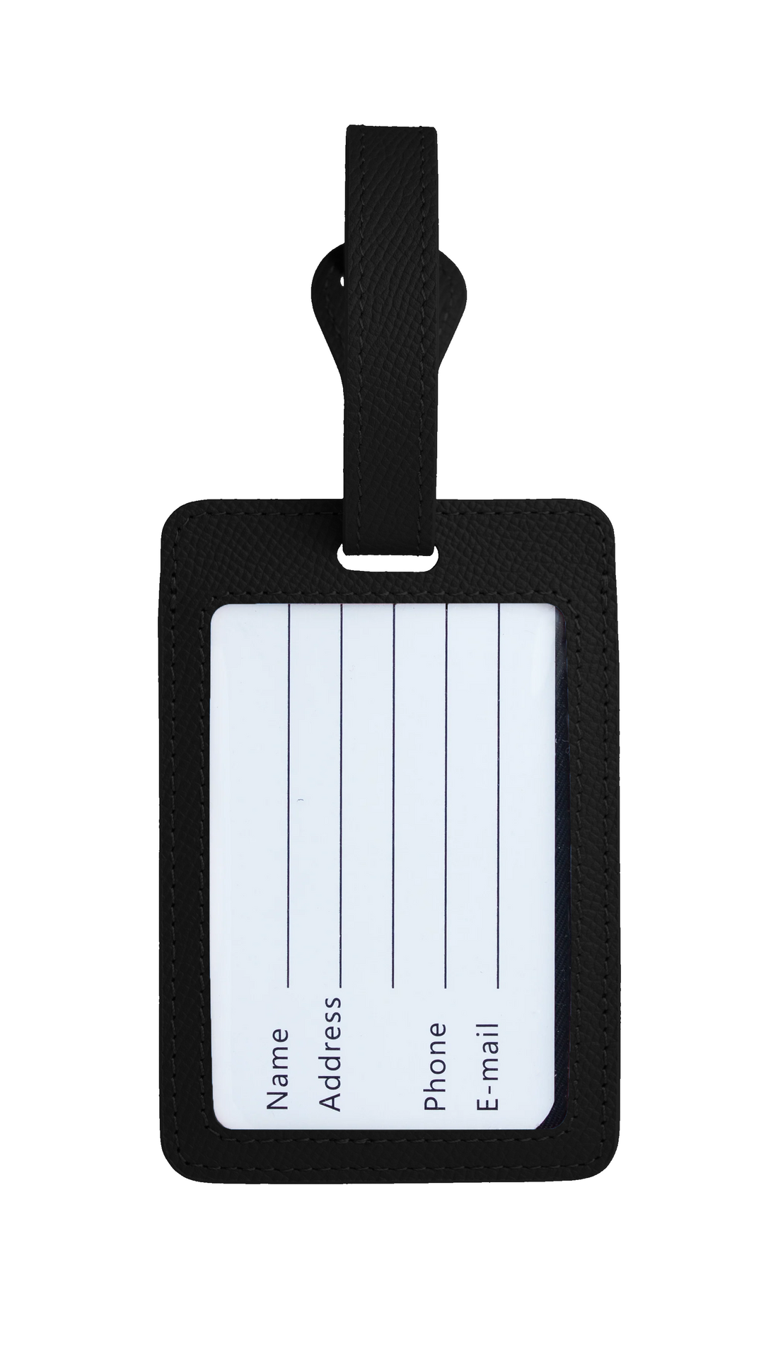 Black Luggage Tag