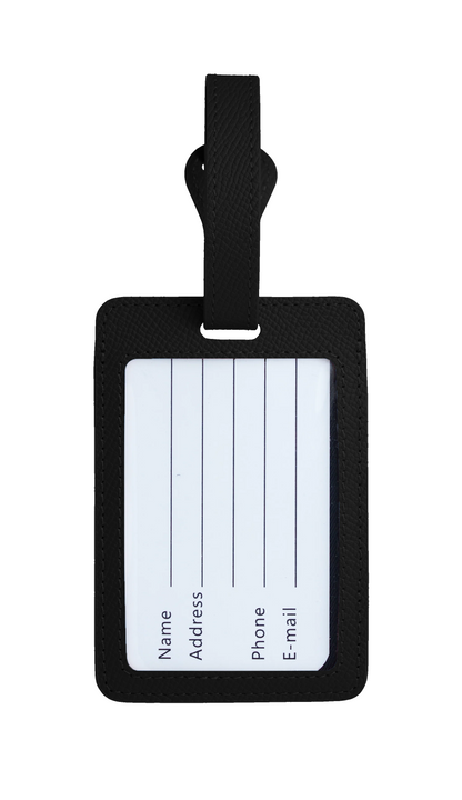 Black Luggage Tag