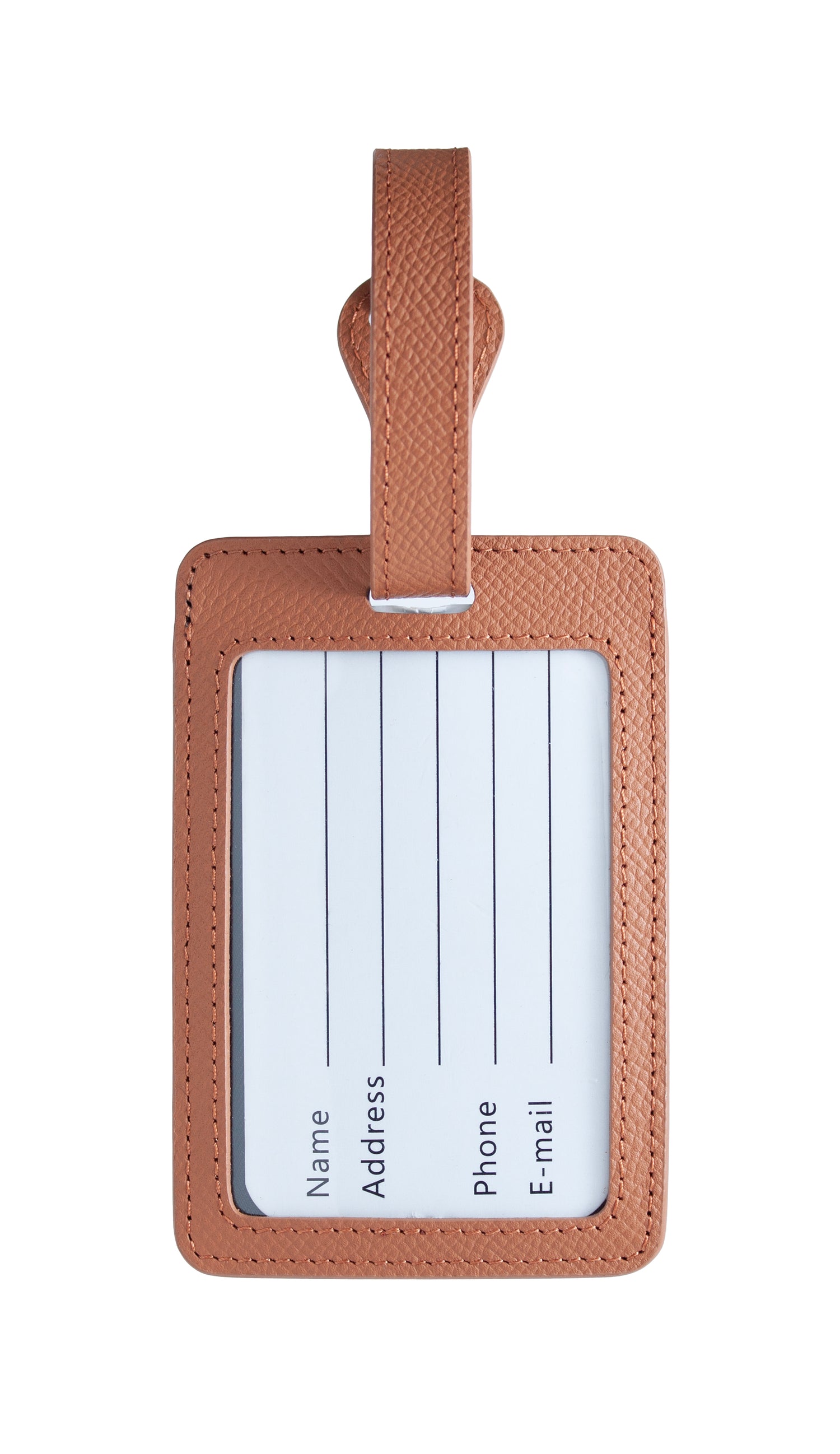 Tan Luggage Tag