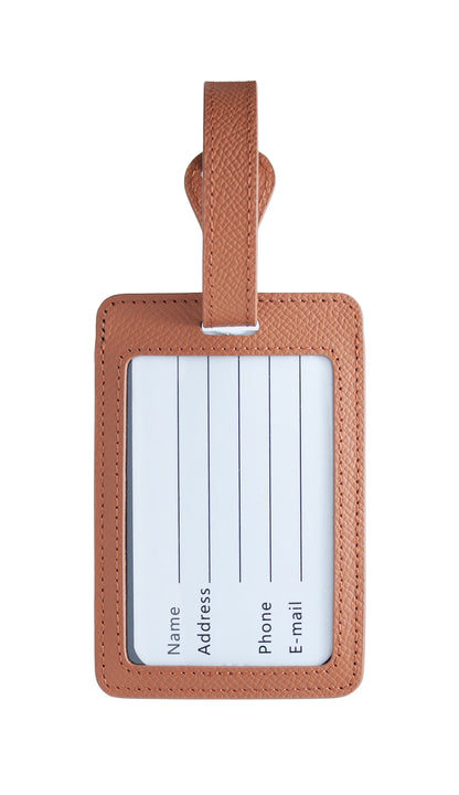 Tan Luggage Tag