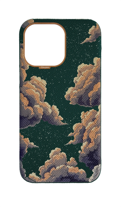Green Strapless Case - Feathered Skies