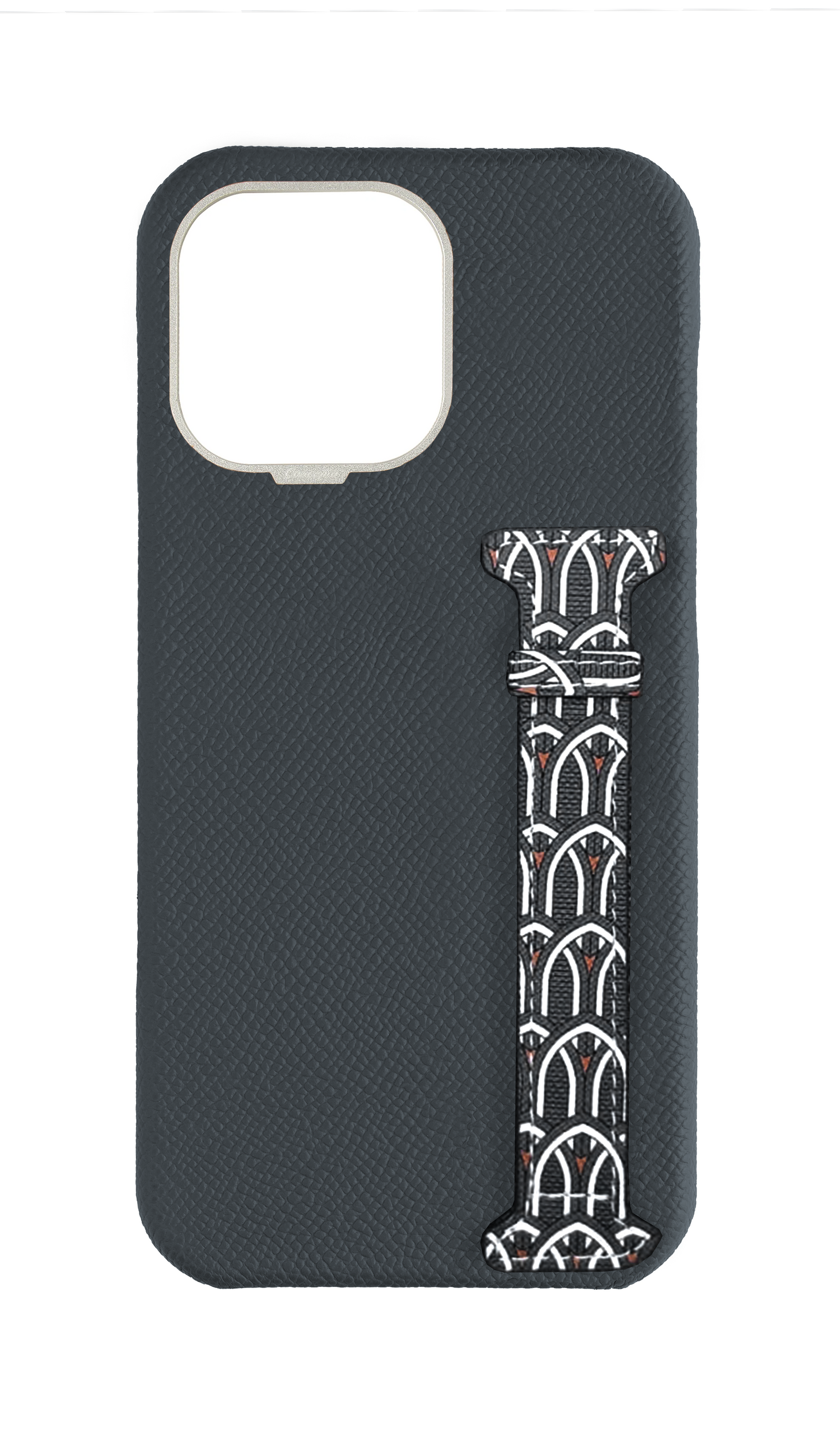 Grey Monogram Side Strap Case