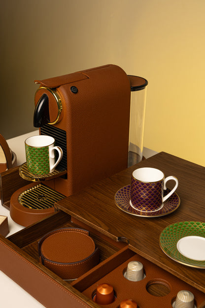 Tan Walnut Coffee Drawer