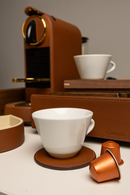 Tan Walnut Coffee Drawer