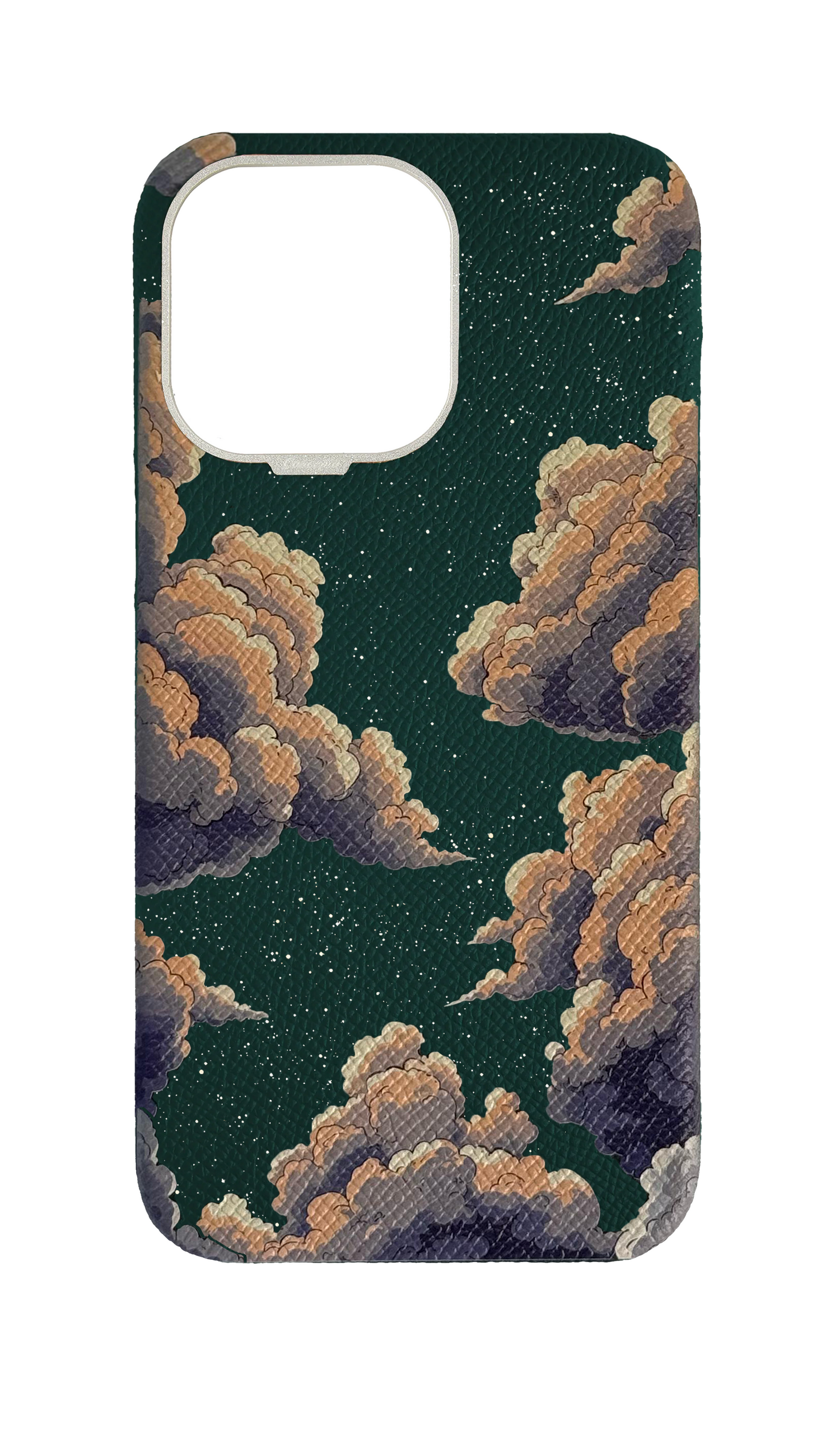 Green Strapless Case - Feathered Skies