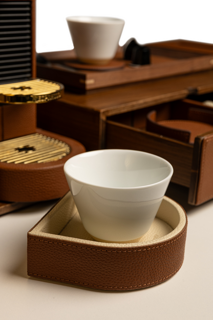 Tan Walnut Coffee Drawer