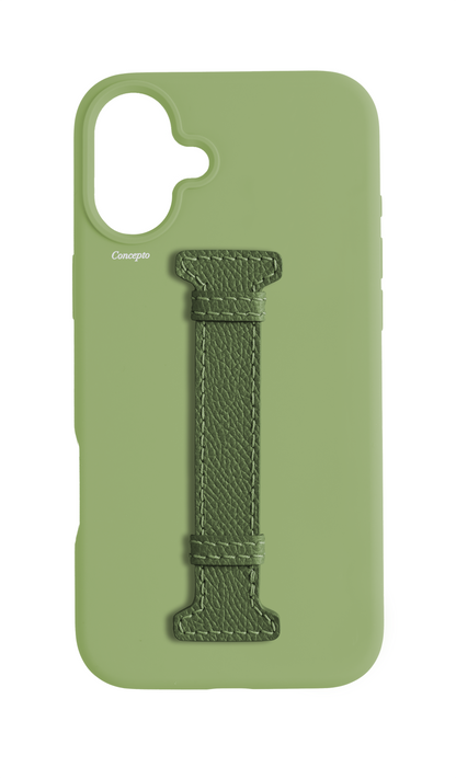 Avocado Silicon Middle Strap Case