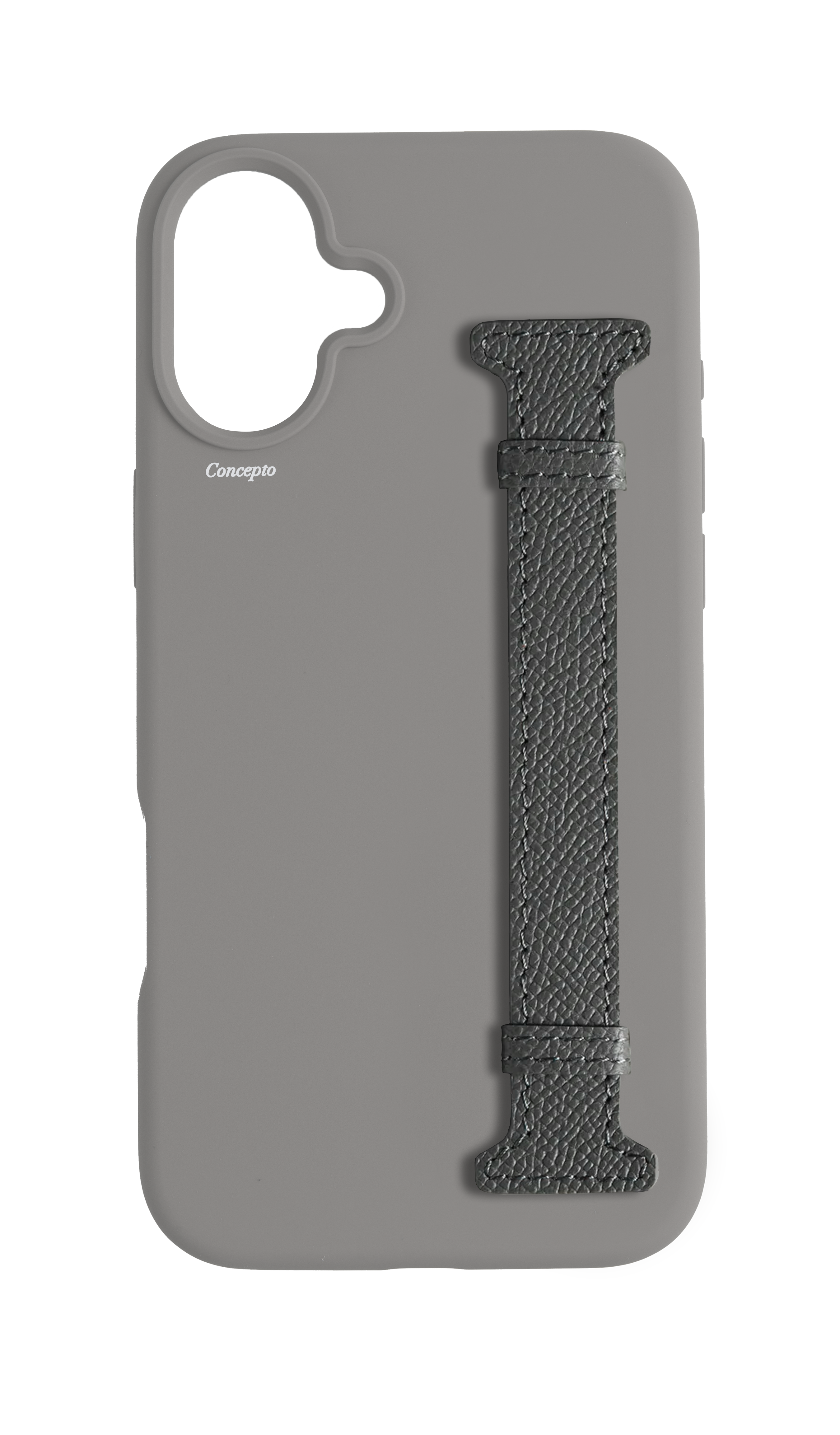 Grey Silicon Side Strap Case