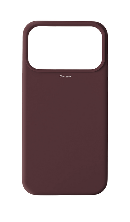 Burgundy Silicon Strapless Case