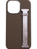Taupe Himalayan Exotic Crocodile Side Strap Case