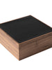 Walnut Wood x Black Leather Box