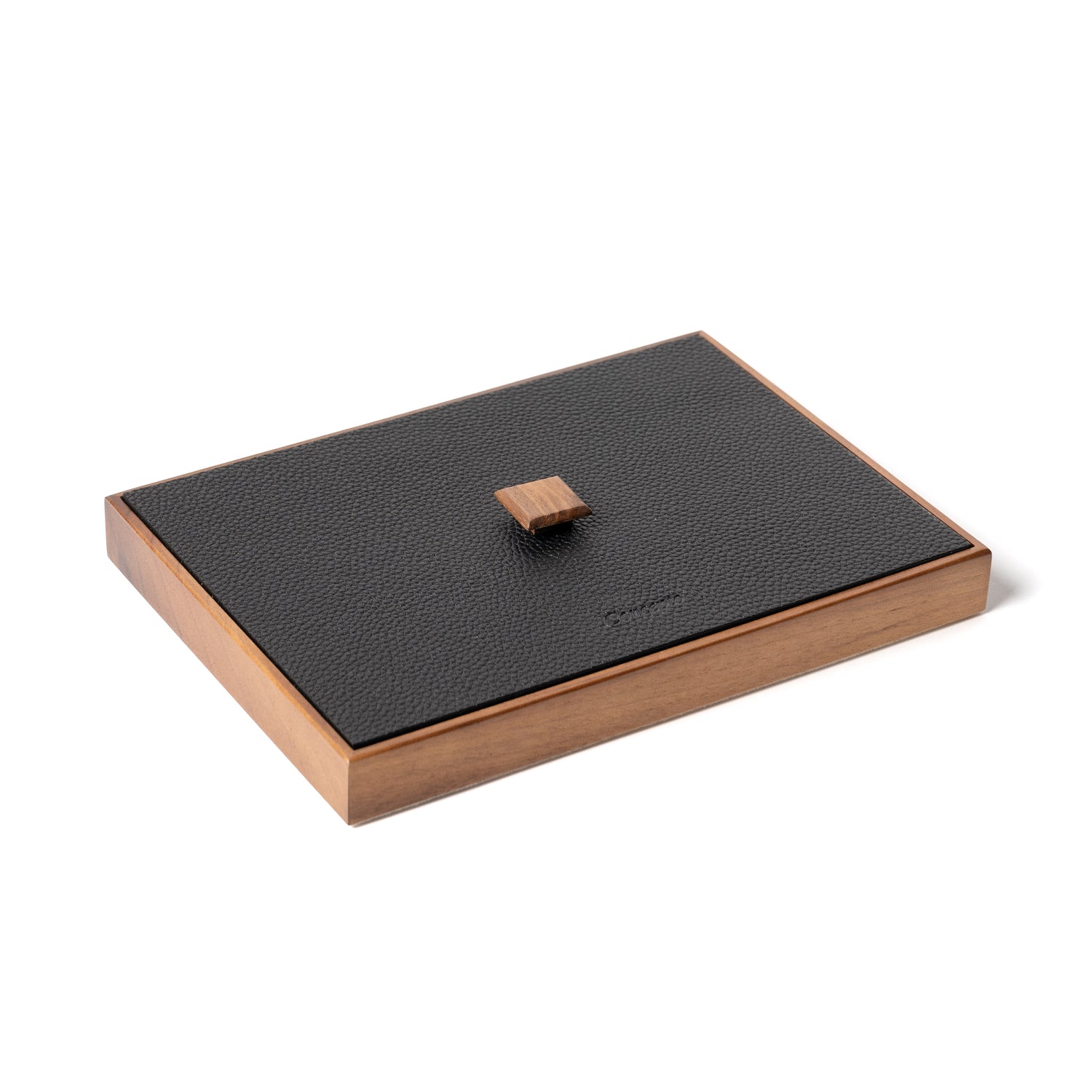 Walnut Wood x Black Jewelry Box