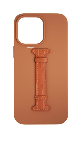 Tan Silicon Middle Strap Case