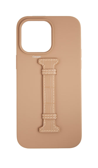 Nude Silicon Middle Strap Case