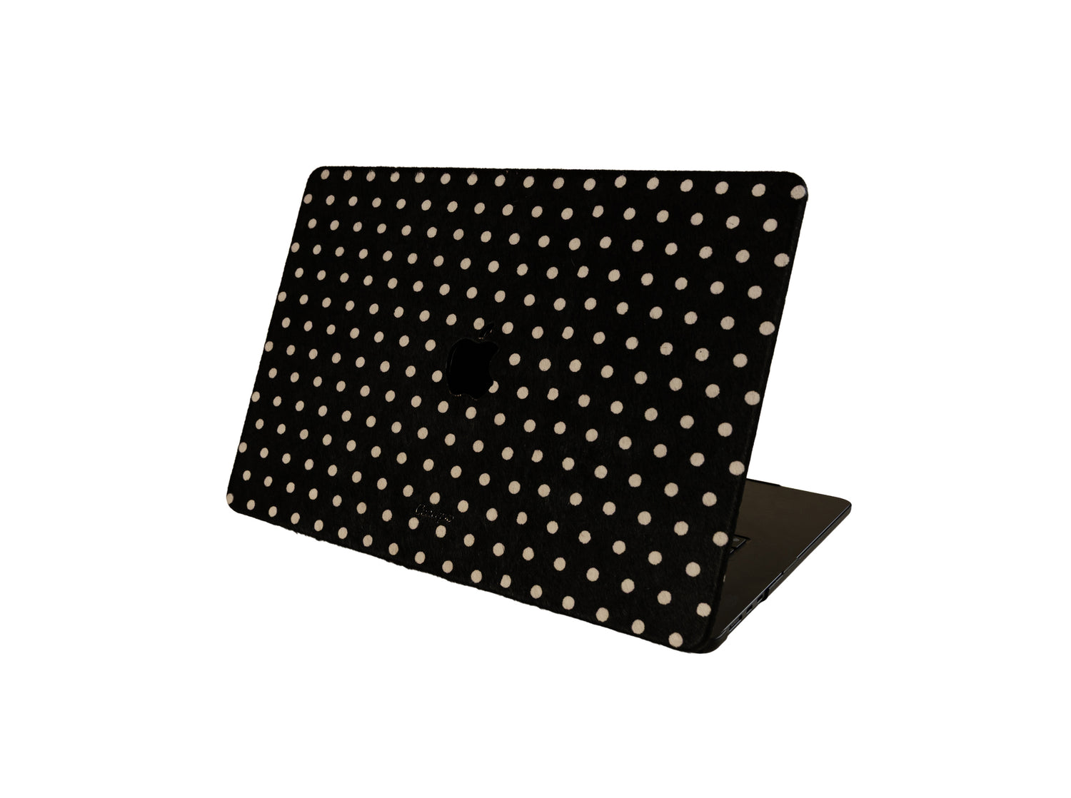 Polka Dots Macbook Case - Natural Haircalf
