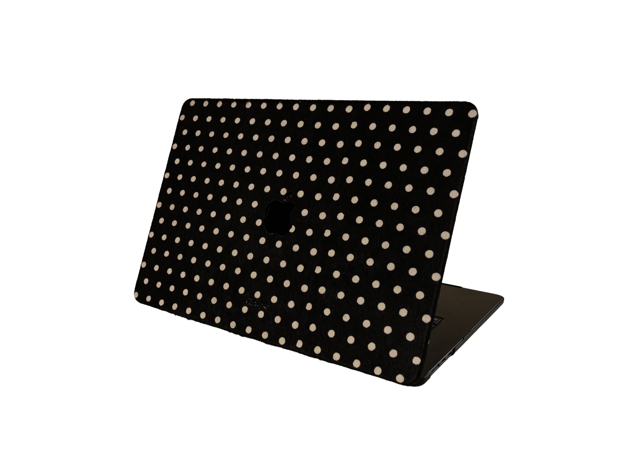 Polka Dots Macbook Case - Natural Haircalf