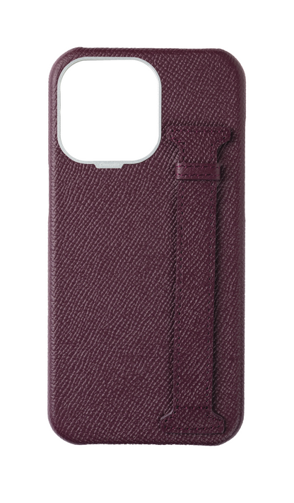 Maroon Epsom Side Strap Case