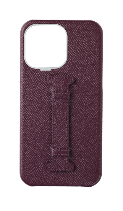 Maroon Epsom Middle Strap Case
