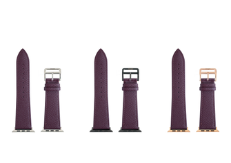 Maroon Epsom Strap