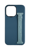 River Blue / Aqua Exotic Ostrich Side Strap Case