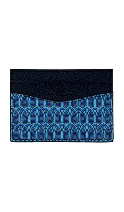 Blue Monogram Cardholder