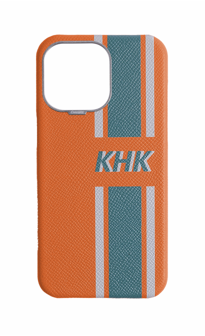Striped Orange Strapless Case