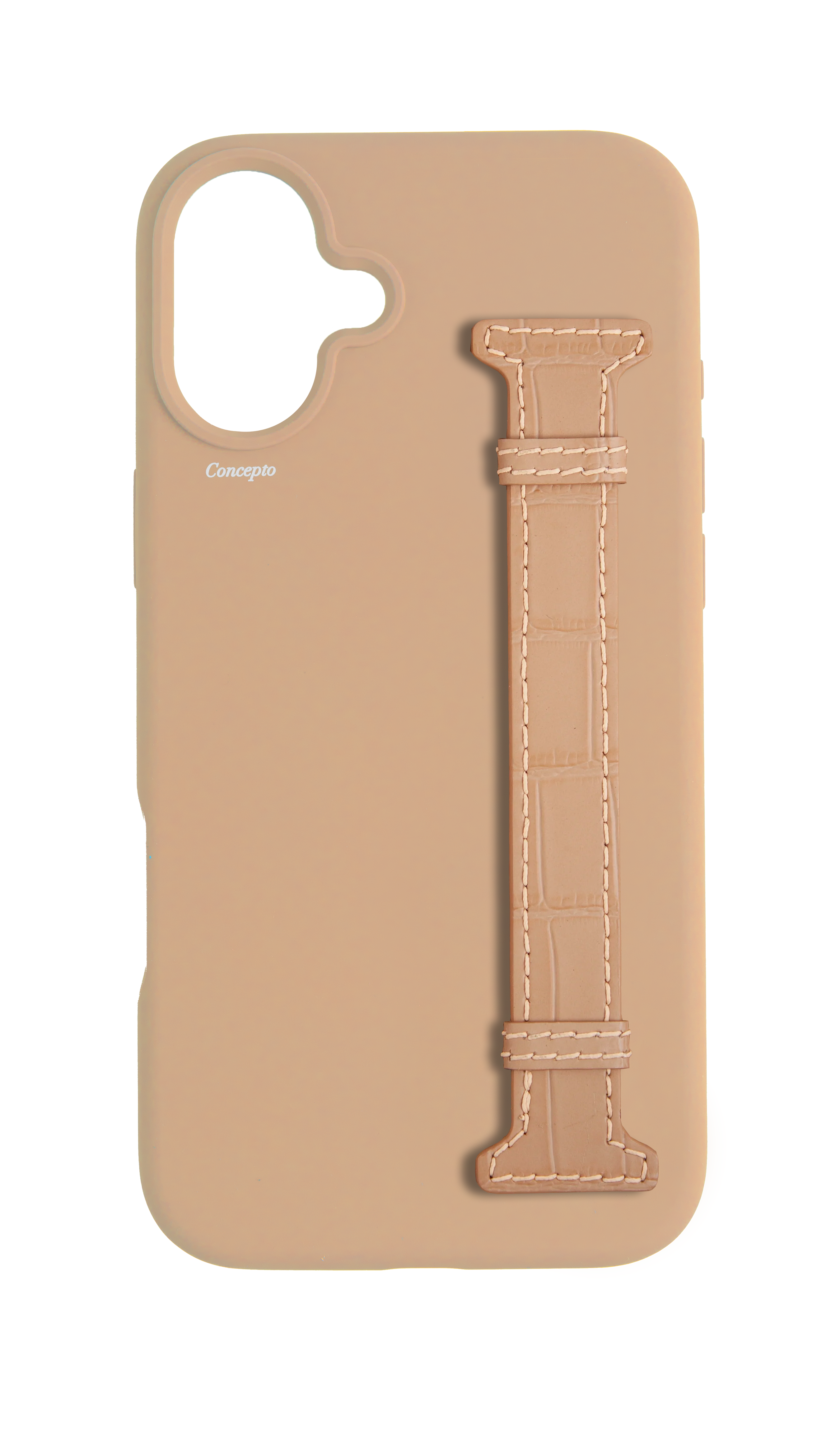 Nude Silicon Side Strap Case
