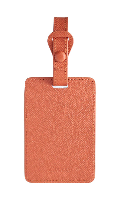 Orange Luggage Tag
