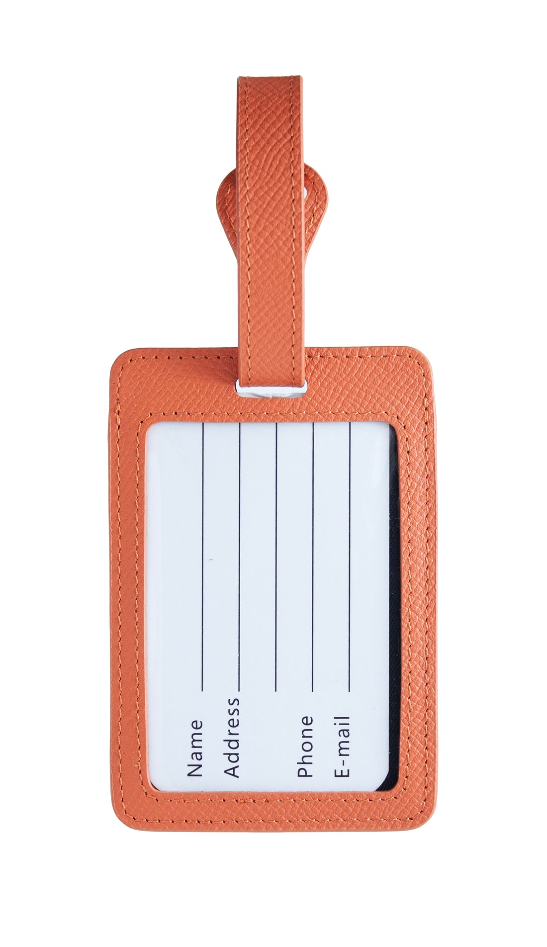 Orange Luggage Tag