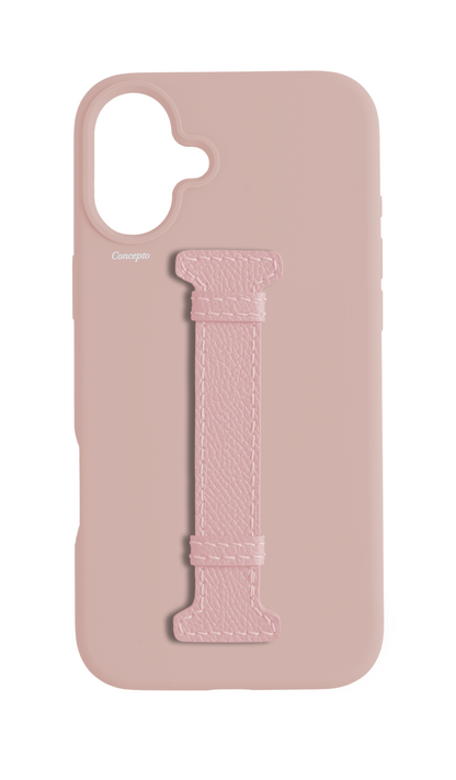 Soft Pink Silicon Middle Strap Case