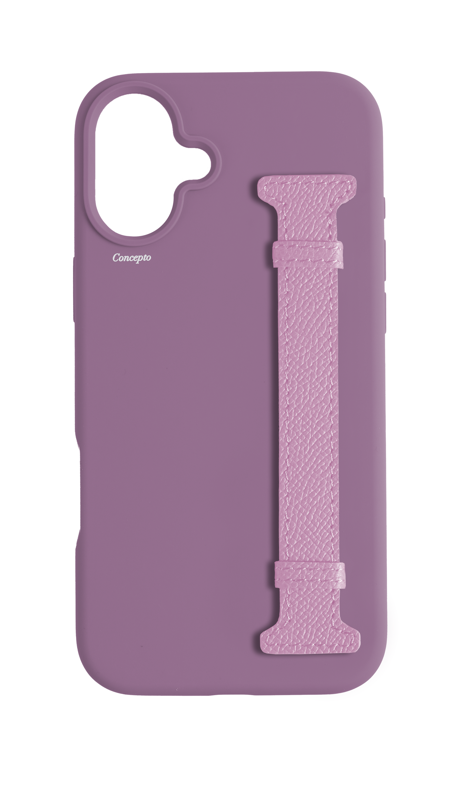 Purple Silicon Side Strap Case
