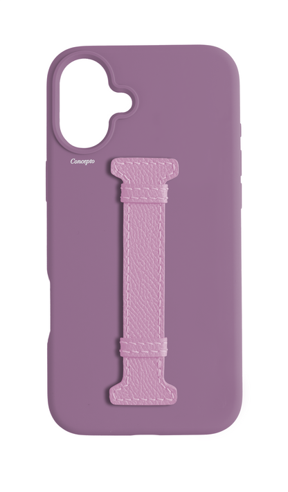 Purple Silicon Middle Strap Case