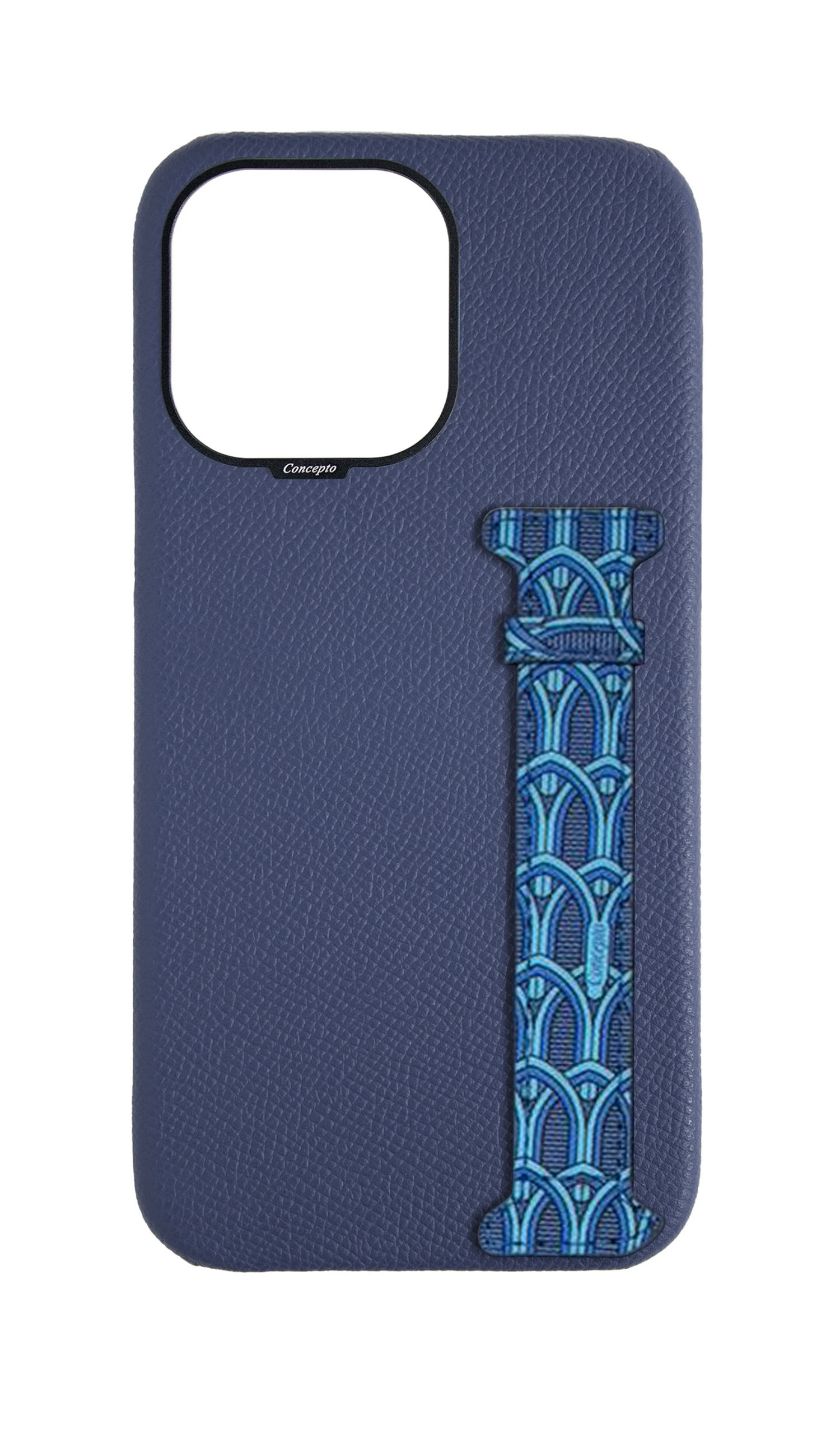 Blue Monogram Side Strap Case