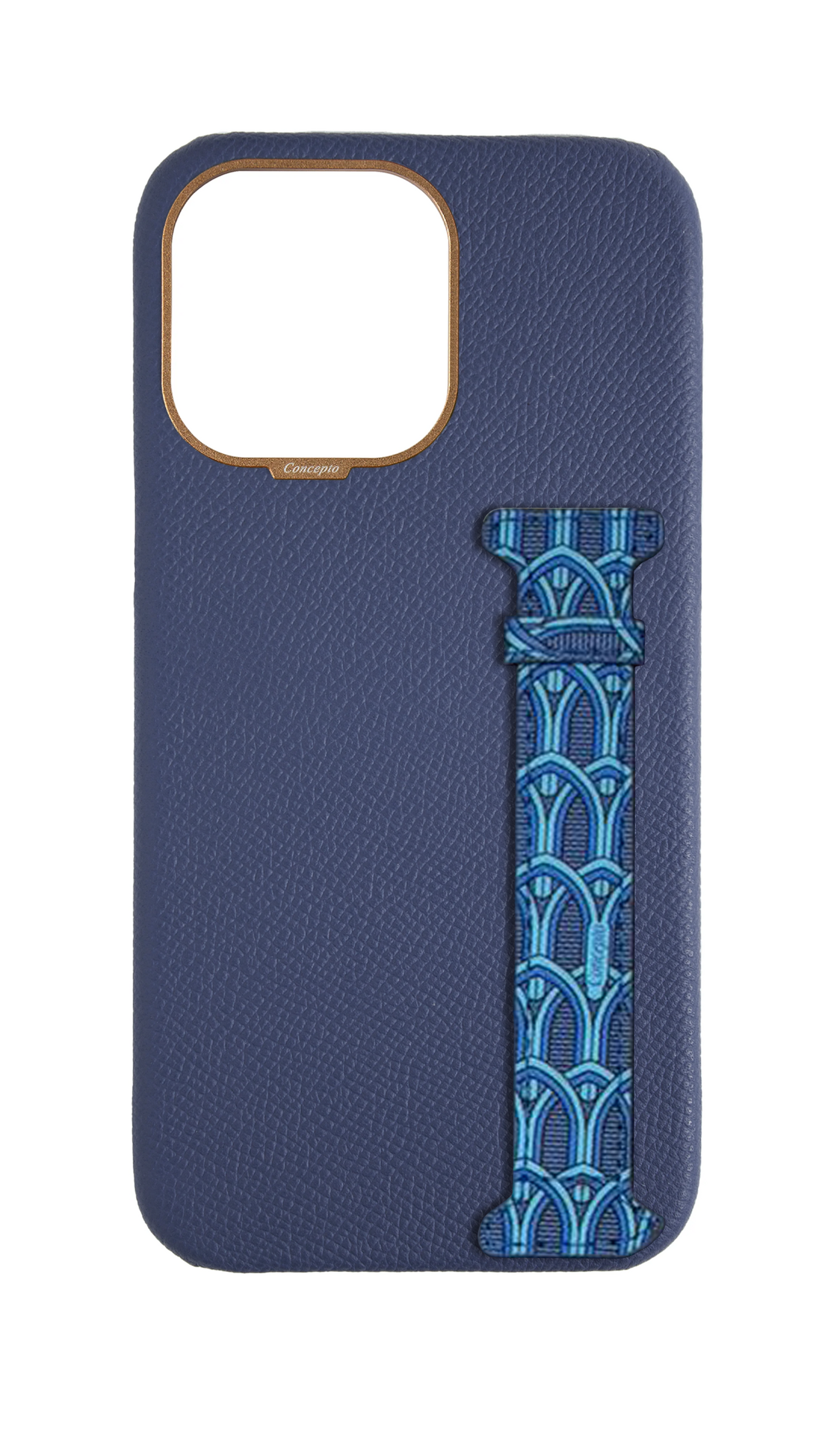 Blue Monogram Side Strap Case
