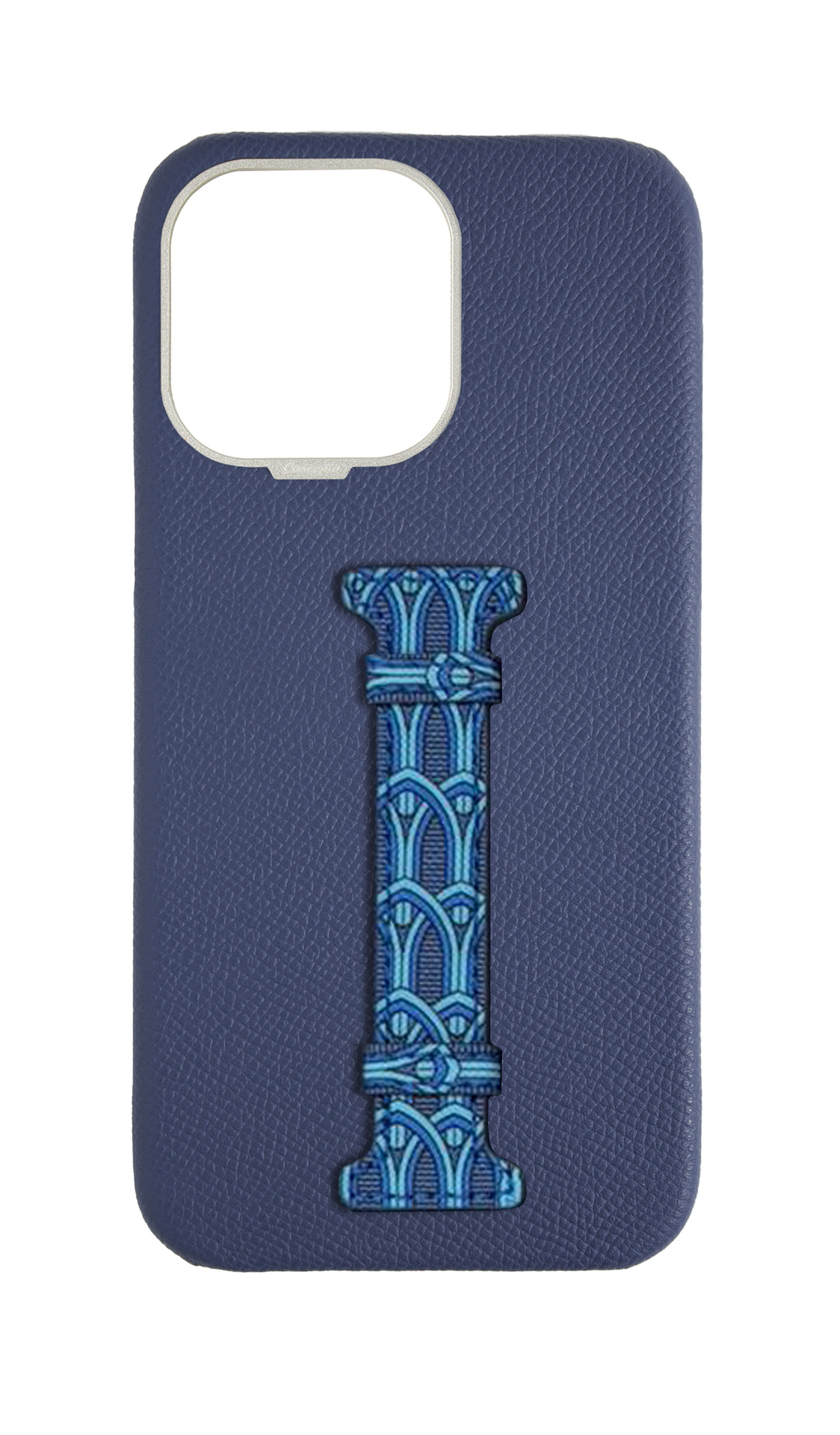 Blue Monogram Middle Strap Case