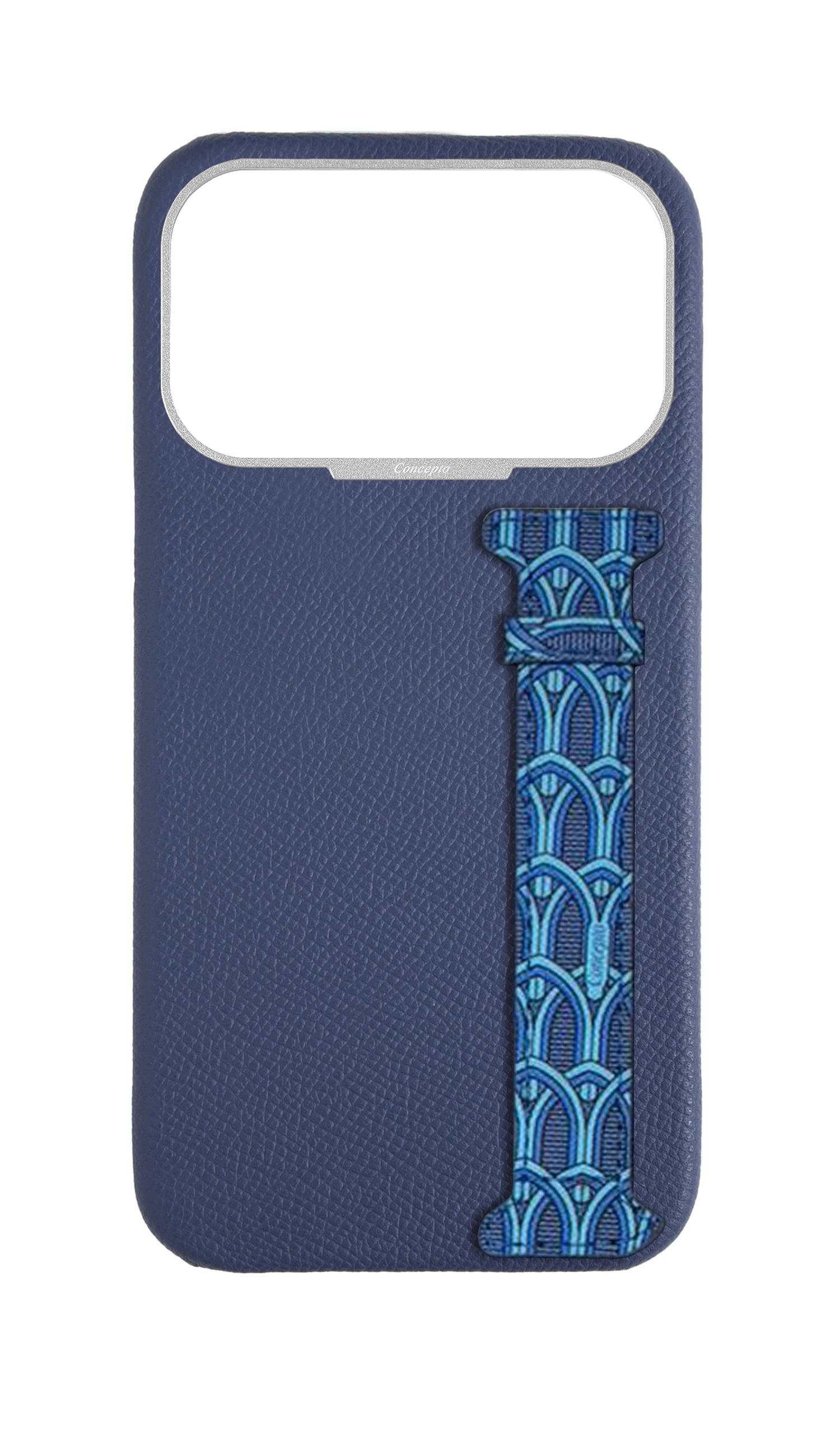 Blue Monogram Side Strap Case