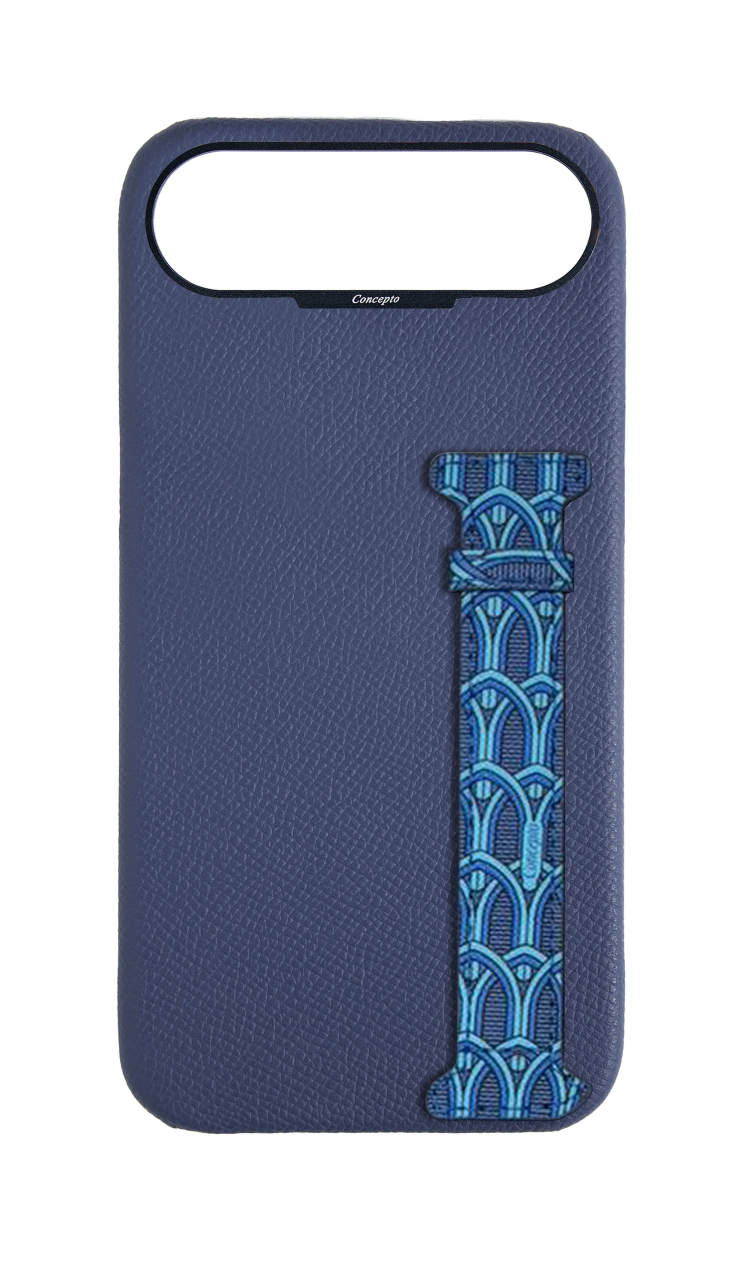 Blue Monogram Side Strap Case