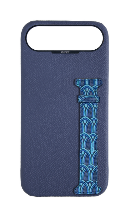 Blue Monogram Side Strap Case