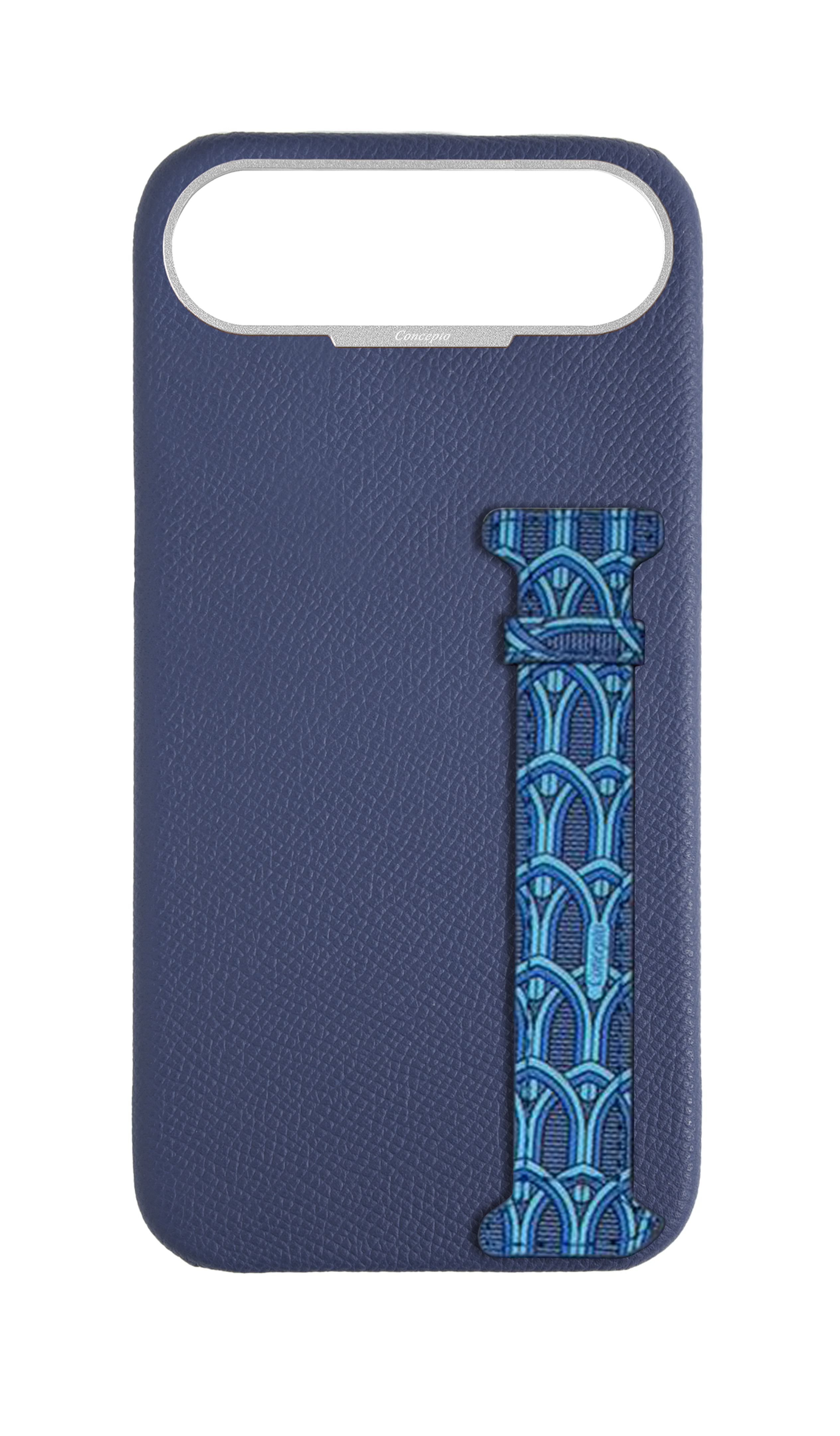 Blue Monogram Side Strap Case