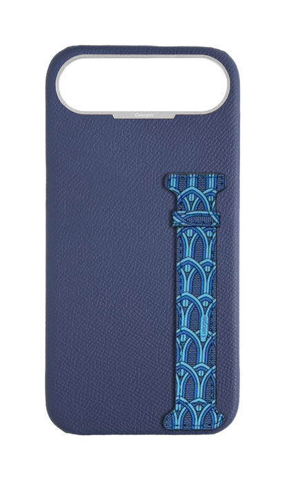 Blue Monogram Side Strap Case