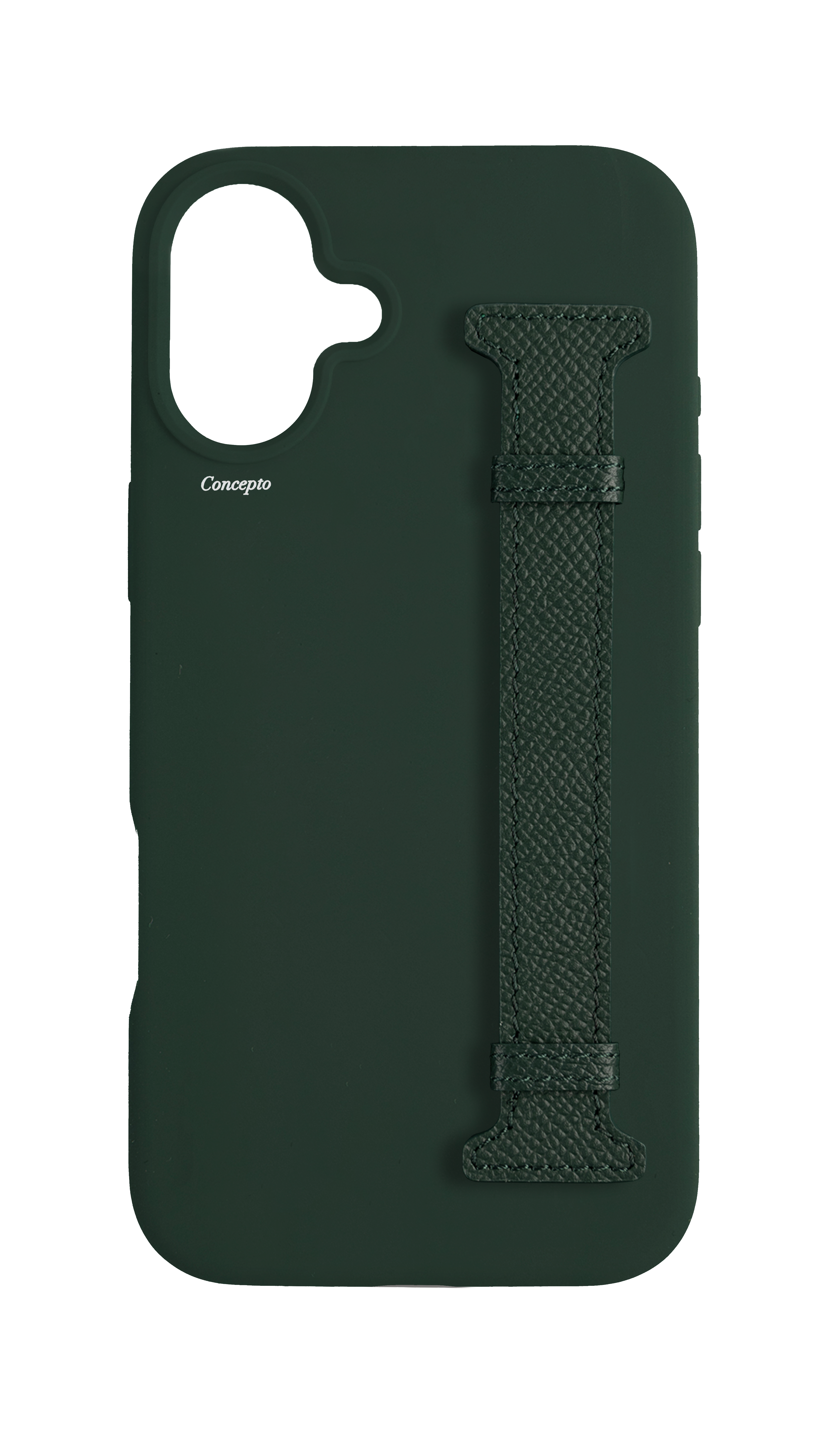 Dark Green Silicon Side Strap Case
