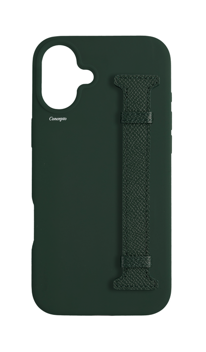 Dark Green Silicon Side Strap Case