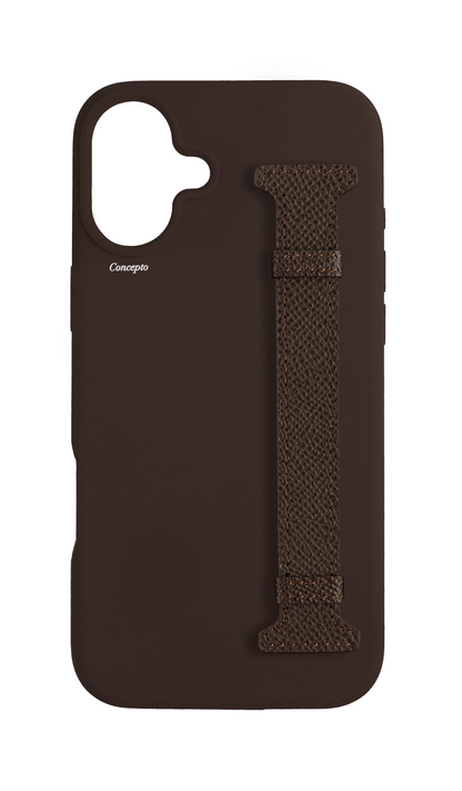 Brown Silicon Side Strap Case