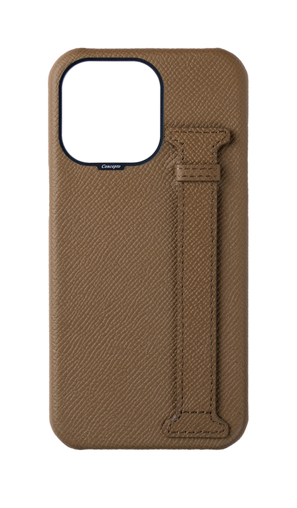 Taupe Epsom Side Strap Case