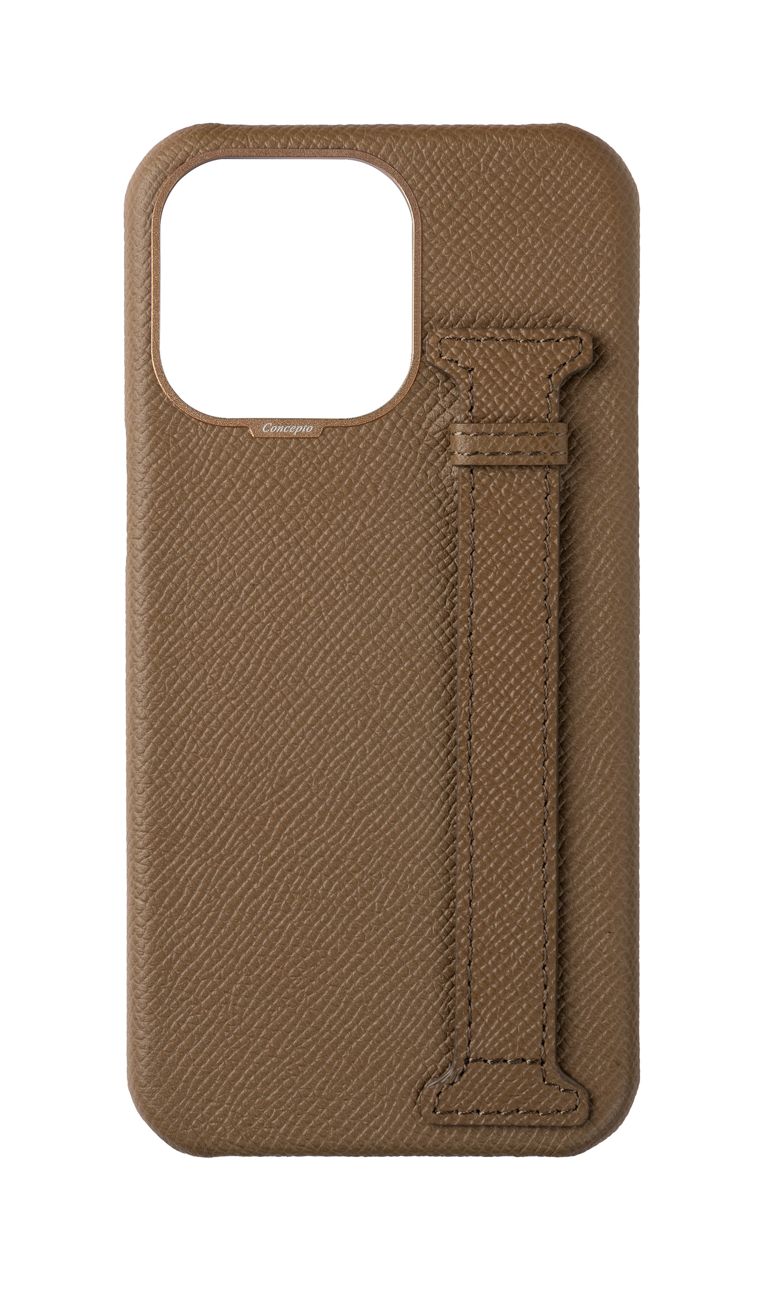 Taupe Epsom Side Strap Case