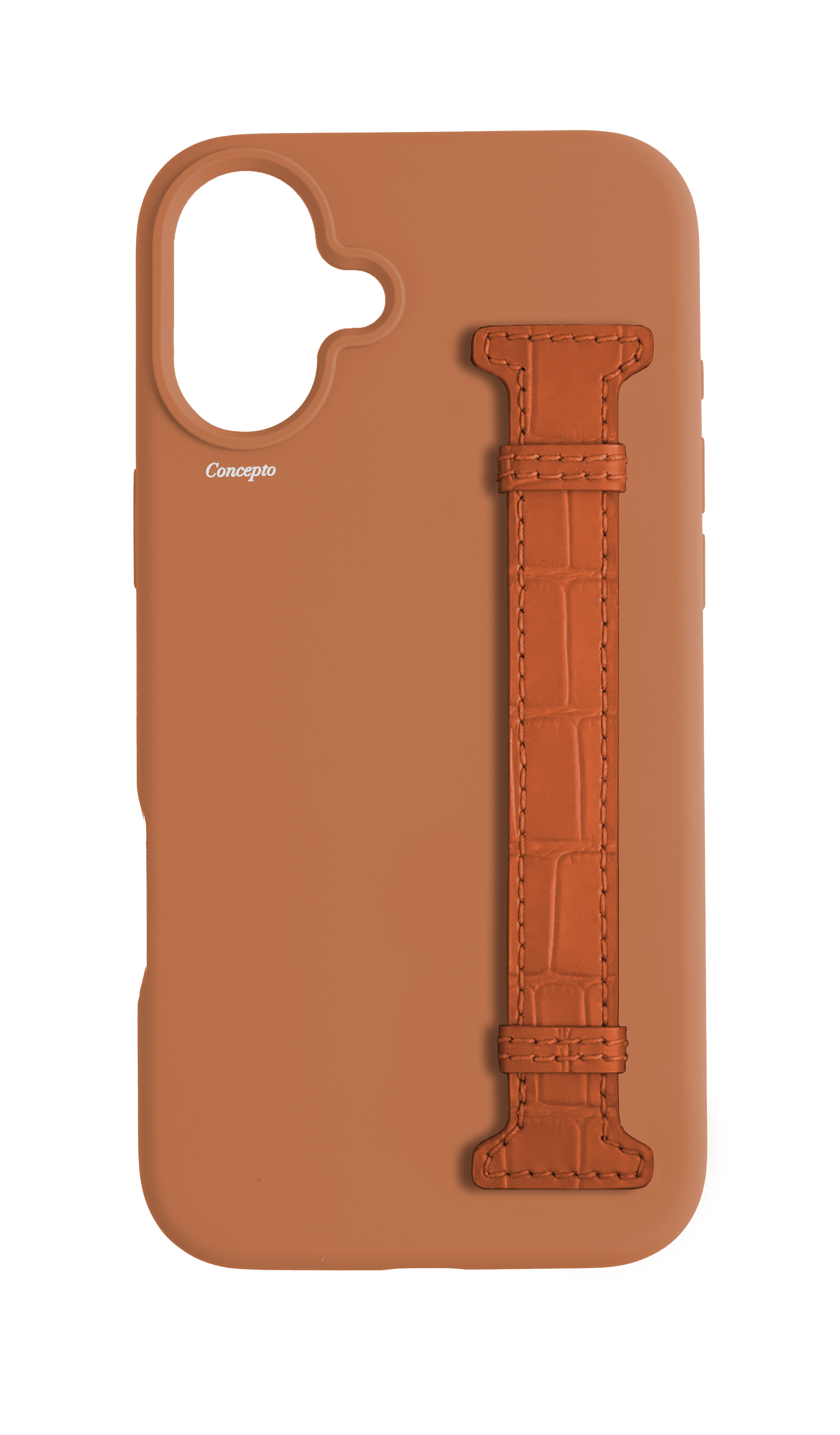Tan Silicon Side Strap Case