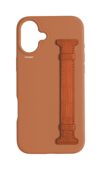 Tan Silicon Side Strap Case
