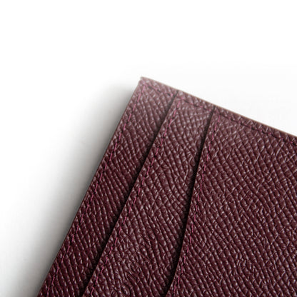 Maroon Epsom Cardholder